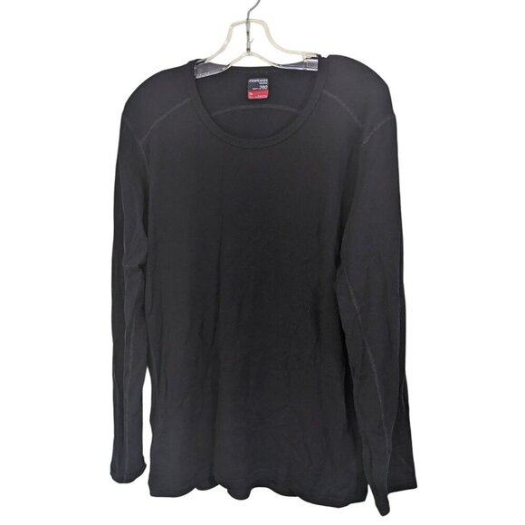 Icebreaker Sweater Mens XL Black Bodyfit 260 Merino Wool Base Layer Camping FLAW - Picture 1 of 6